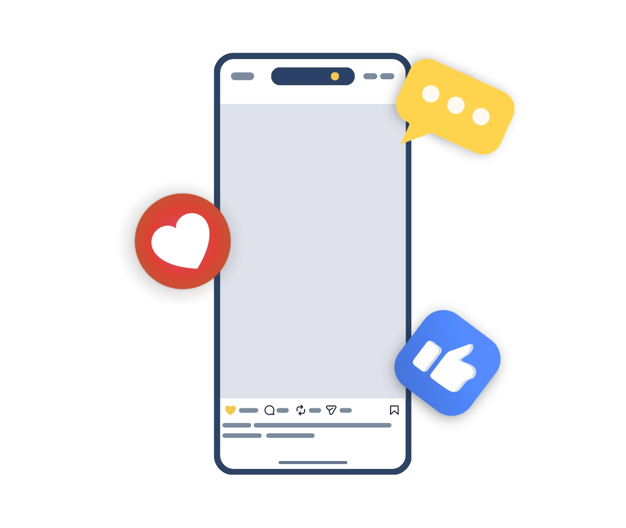 Icône Jaune réseaux sociaux de Digi’Alpes
